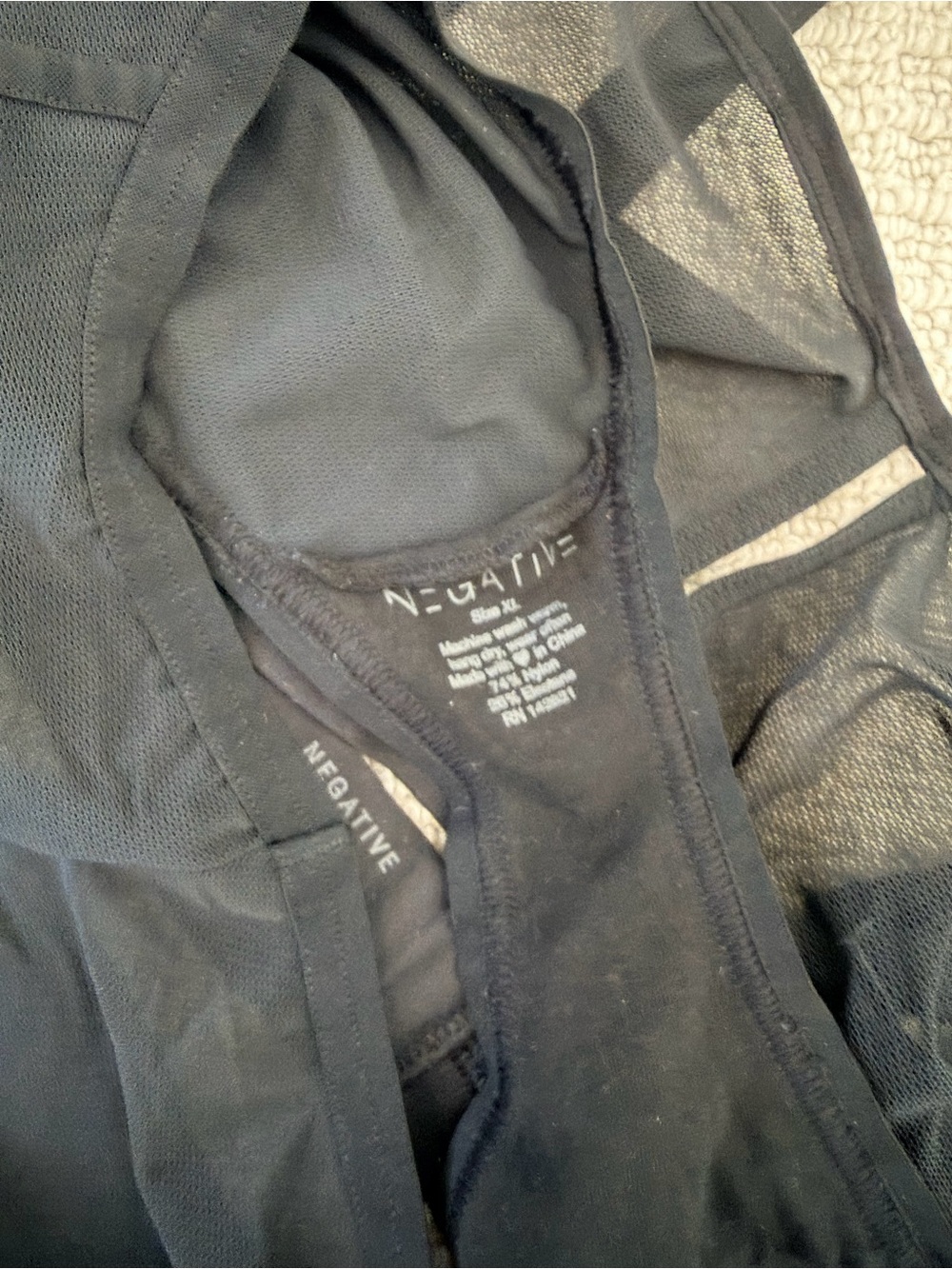 Negative Underwear Sieve Black Set XL/size 5+ - Picture 6 of 6